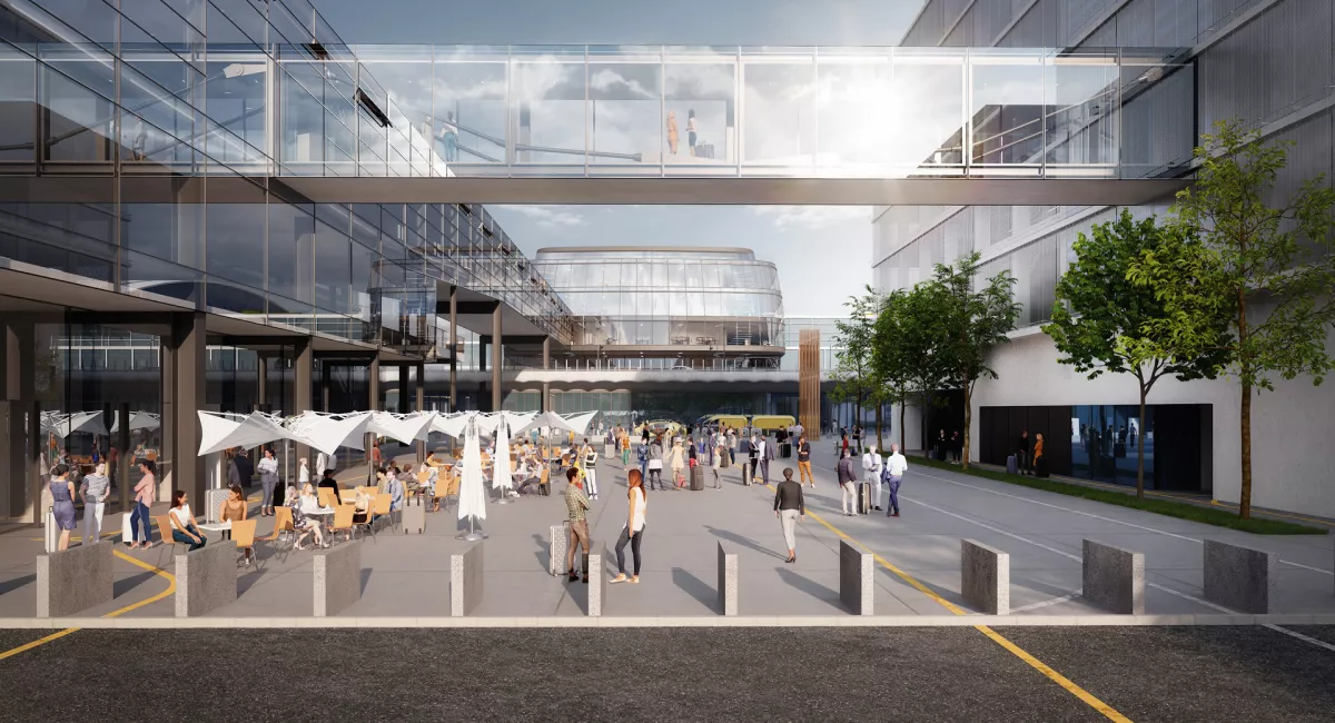 Vizualizace rozvoje letiště