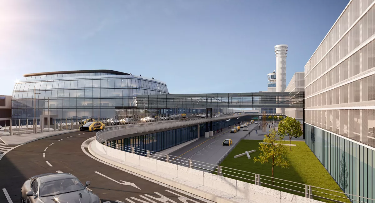 Vizualizace rozvoje letiště